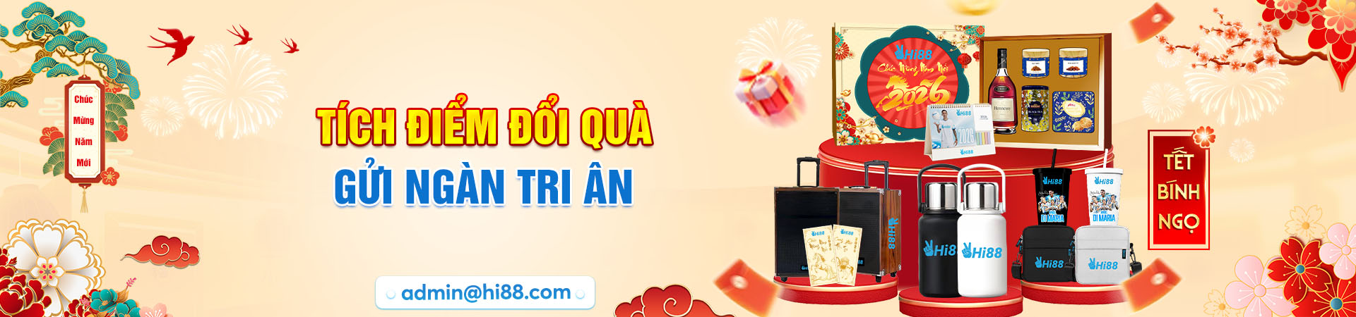 Hi88 tích điểm đổi quà 2026